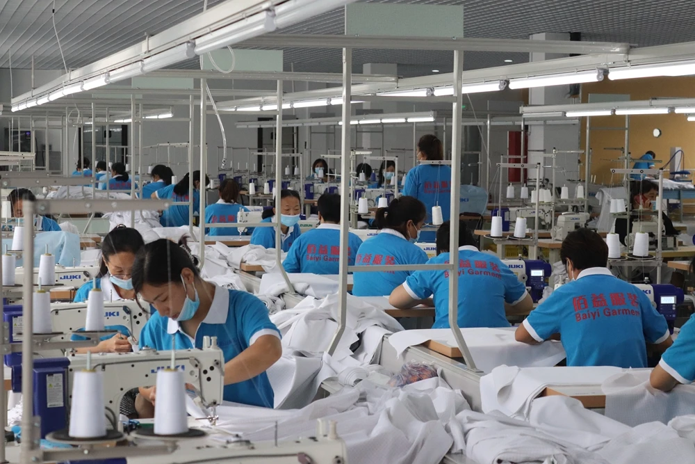 10 years garments factory provides workwear clothing apparel processing service OEM ODM