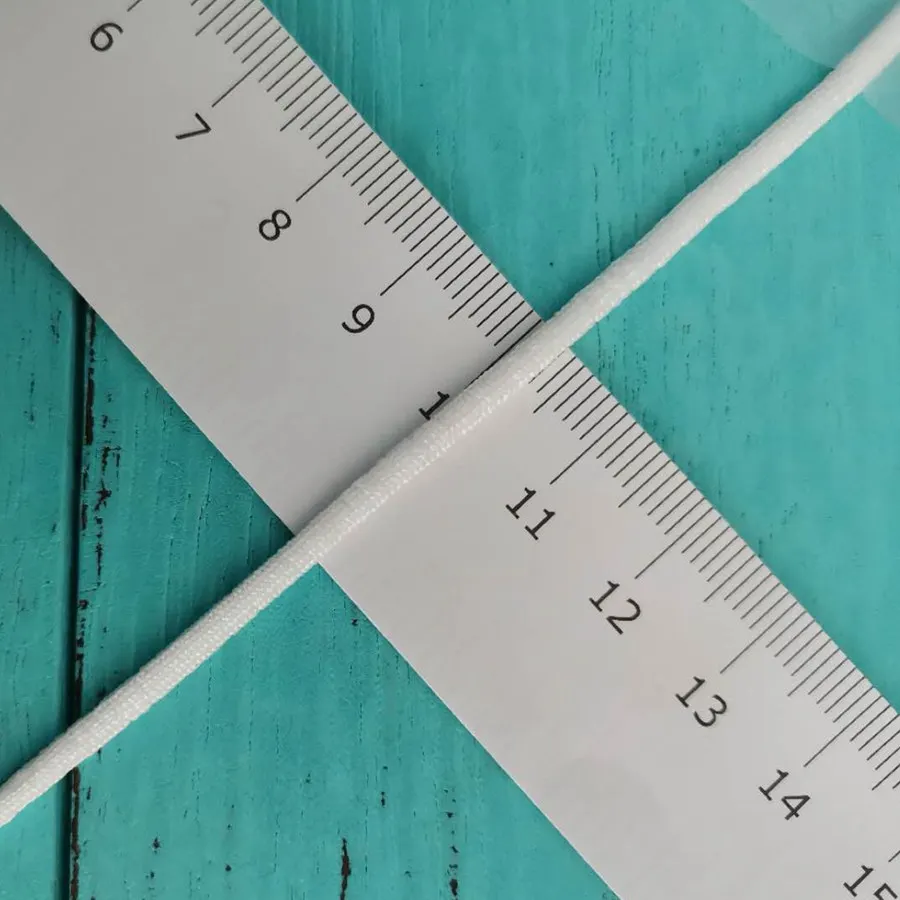 3 мм 4 мм 5 мм нейлоновая петля для наушников плоский эластичный шнур из спандекса