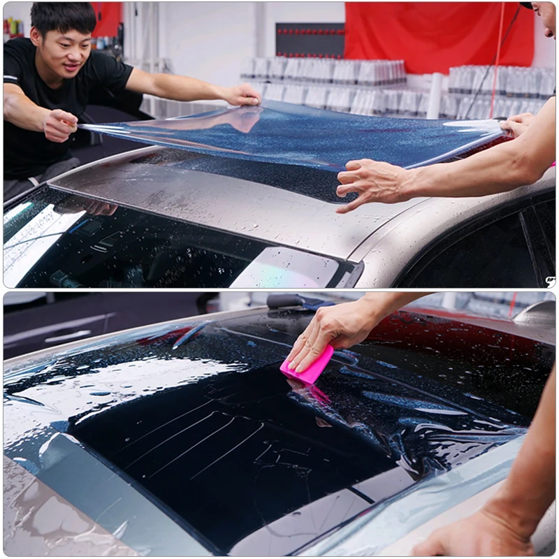 car sticker car skylight roof film TPU material super heat insulation UV IR rejection ice armor waterproof car window film