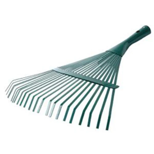 Garden tools green garden plastic leaf rake head