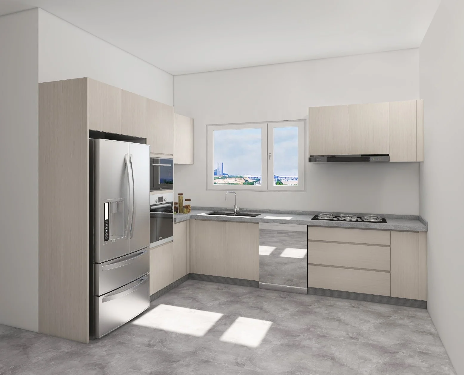 New Design Lacquer Modern kitchen cabinet Modular Kitchen Cabinet For Home Furniture