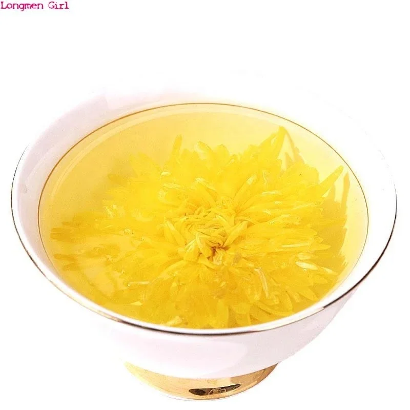 Natural High Quality Dried Flower Golden Chrysanthemum Bulk Beauty Care Making Cocktail Chrysanthemum Tea Wedding Supplies