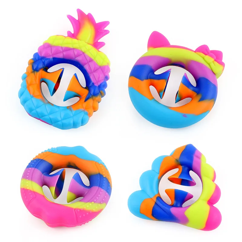 Stress Relief Snapper Fidget Toy Party Popper Noise Maker Hand Grip Squeeze Grab Snap Sensory Toys for Child and Adults