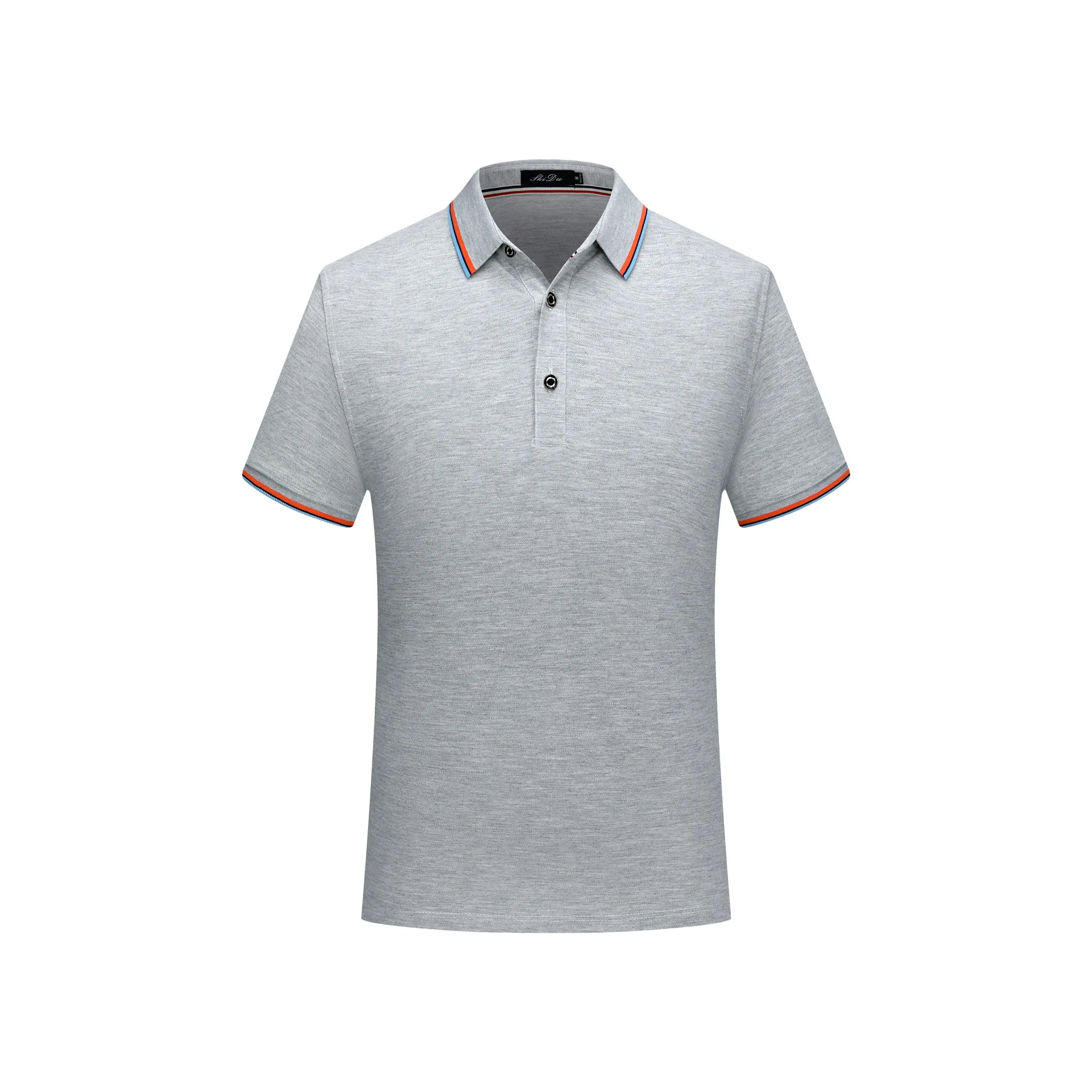 Custom Printing Logo Design Pure Cotton Polo Shirts Men Women Unisex Polyester Short Sleeve Shirts