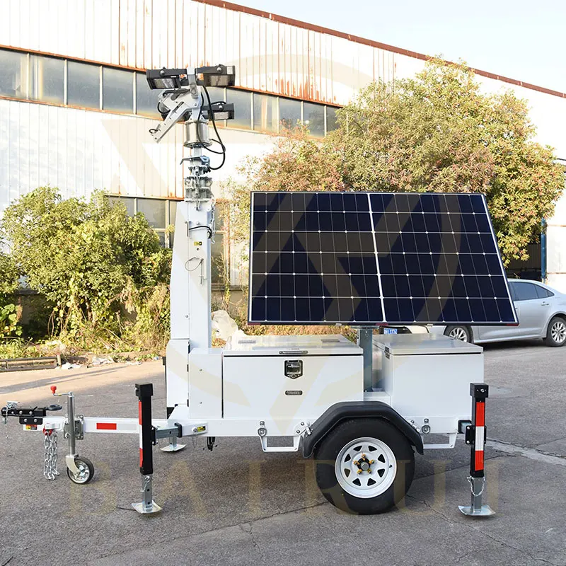 Высококачественная оптовая продажа световая подставка Power Tower PORTER Солнечный осветительный прицеп