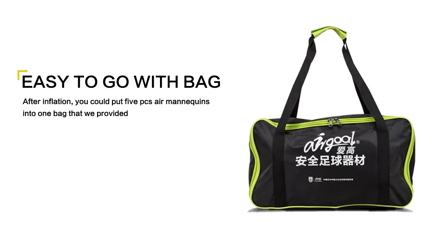 Cheap mannequins sale inflatable goalkeeper training dummy with 185size