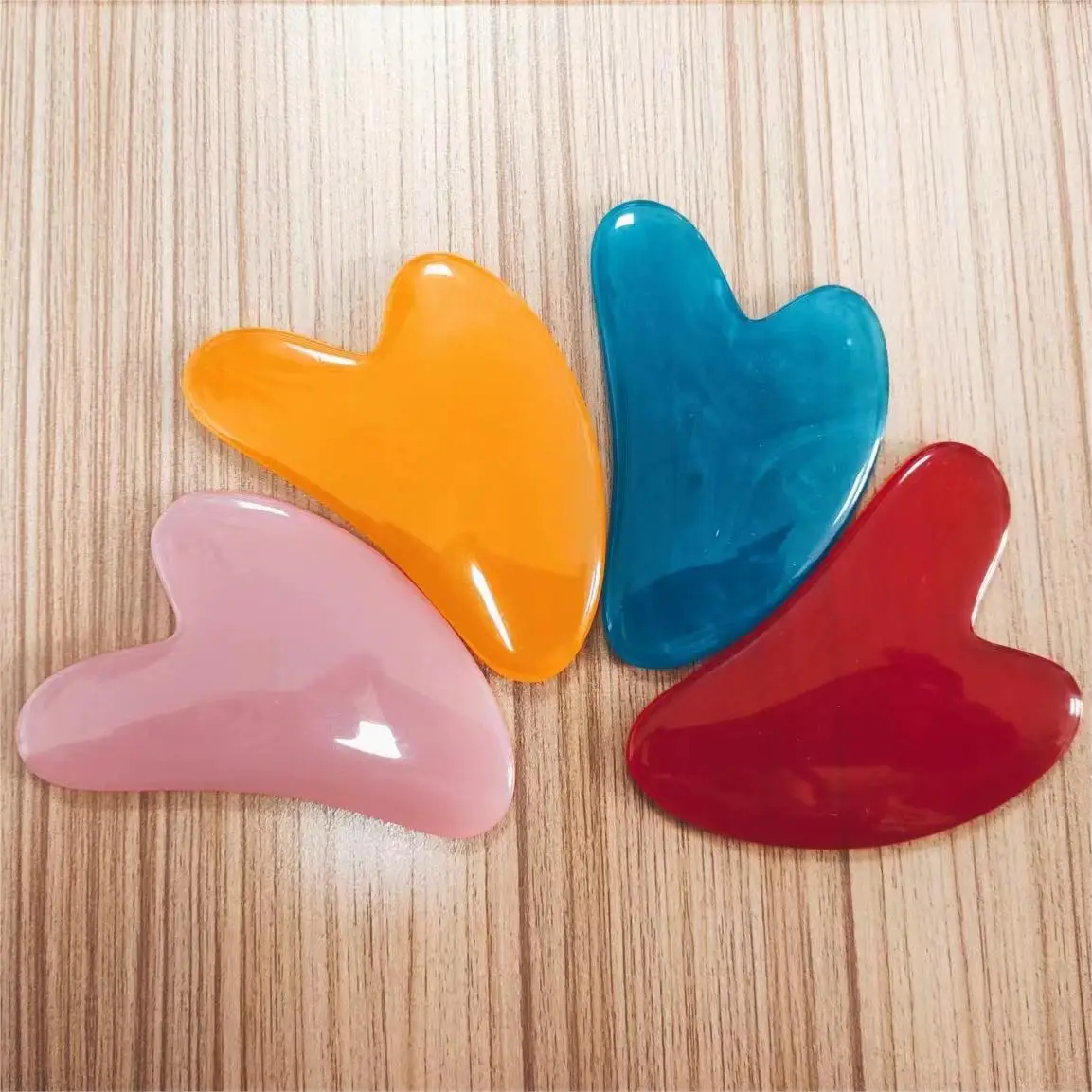 Skin care tools resin gua sha scraper plastic gua sha gouache neck body face massager