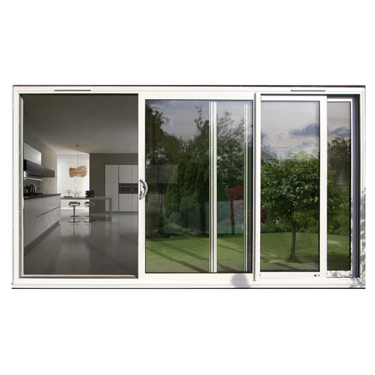 
2021 customized heavy duty hanging system and ground tracks aluminum sliding door 