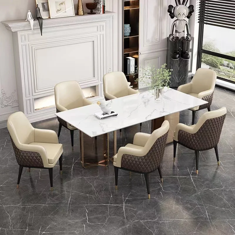 Comedor 6 Sillas Ensemble De Table A Manger Juego De Mesa De Comedor Mesa De Jantar Com 6 Cadeiras Luxo