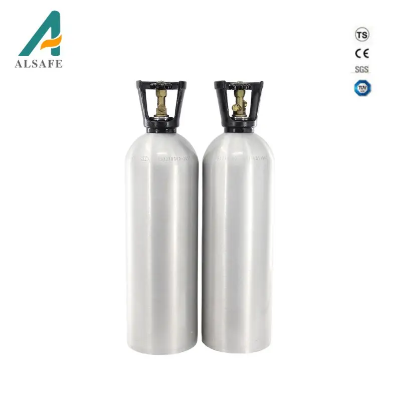Alsafe Manufacturers carbon dioxide seamless cylinder Co2 industrial gas cylinders Bottle