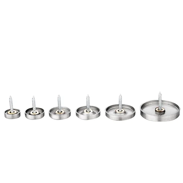 
Made in China stainless steel mirror nail decorative cover glass nail 