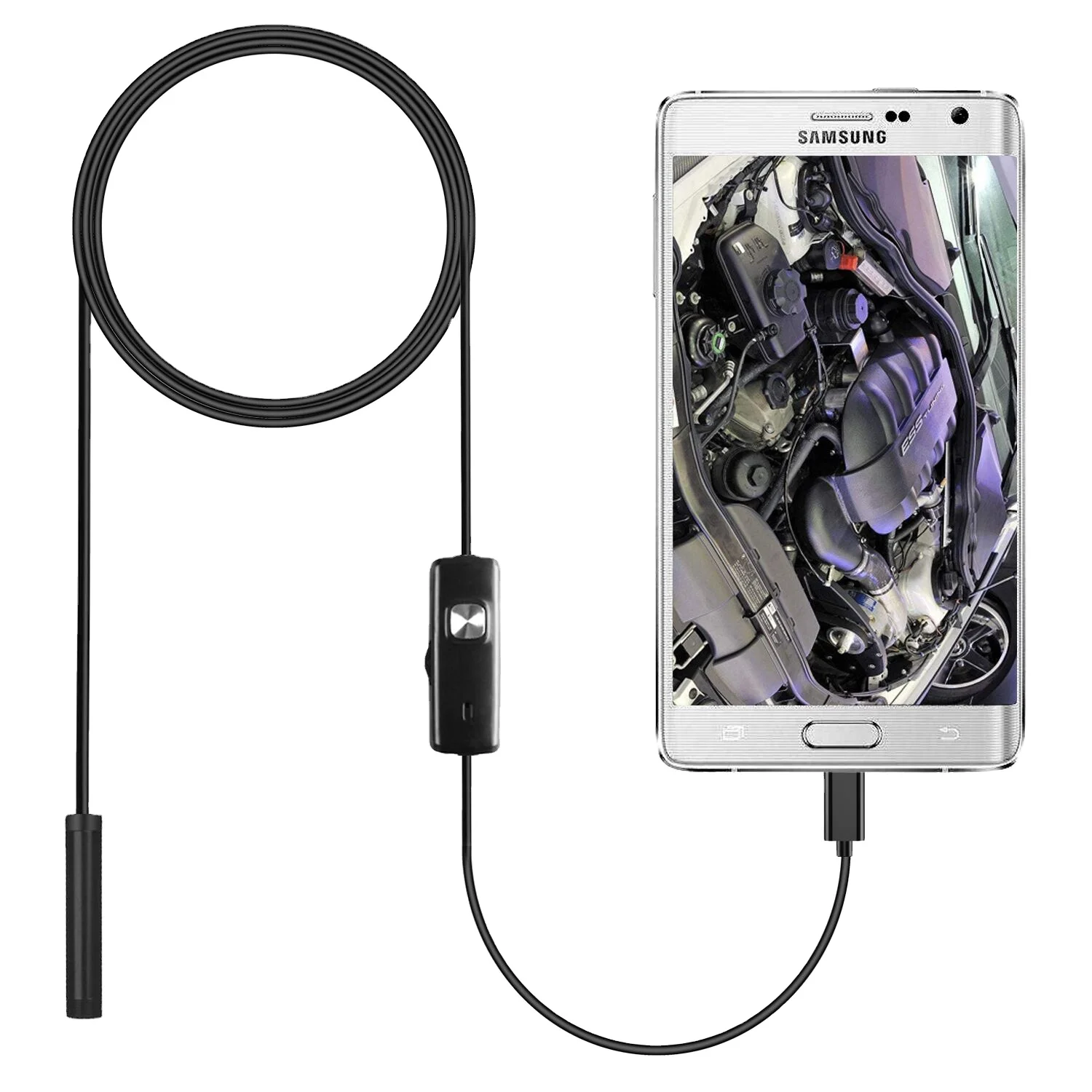 Used To Check The Wired Endoscope Camera Connected To The PC End Of The Android Smart Phone Computer For Industrial Auto Repair