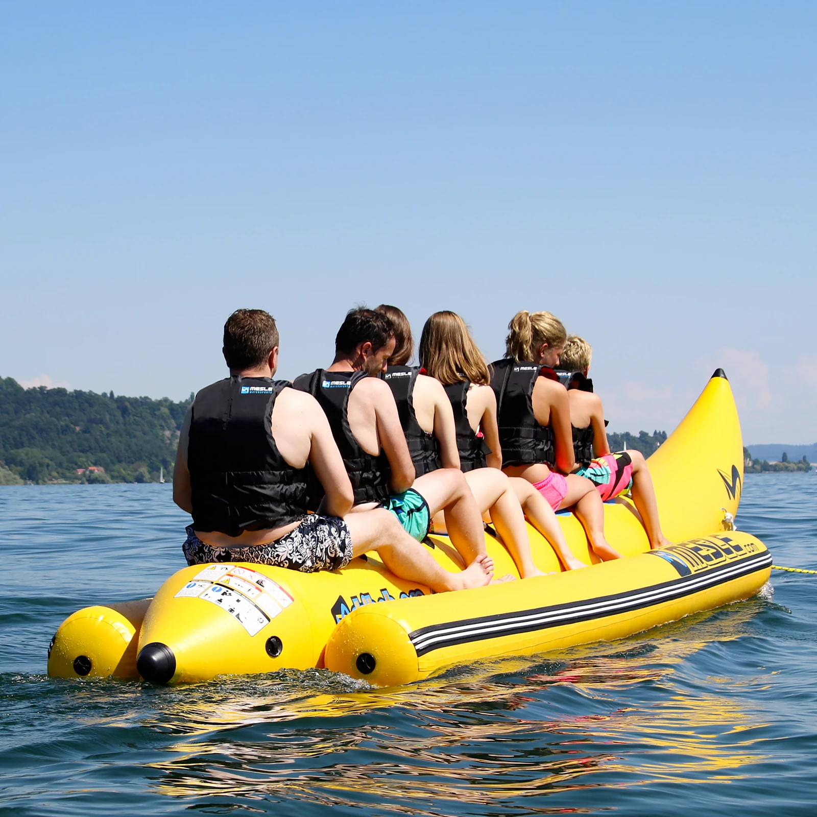 Inflatable Banana Boat Outdoor Commercial Water Games Inflatable Fly Boats For Sale