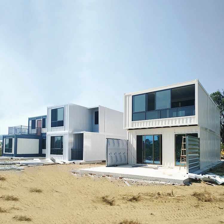 20ft 5 Bedroom Luxury Prefabricated Two Story Container House Portable Mobile House Luxury Homes