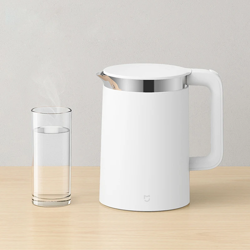 Xiaomi Многофункциональный портативный электрический чайник для воды 1.5L • Автоматическое отключение питания защиты сигнализации умный дом бойлер газовый котел водонагреватель Mi Электрический