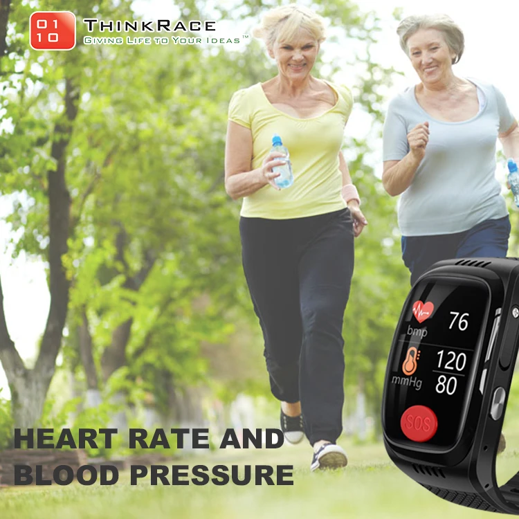 Temperature measurement gps  tracking devices sos watch for elders