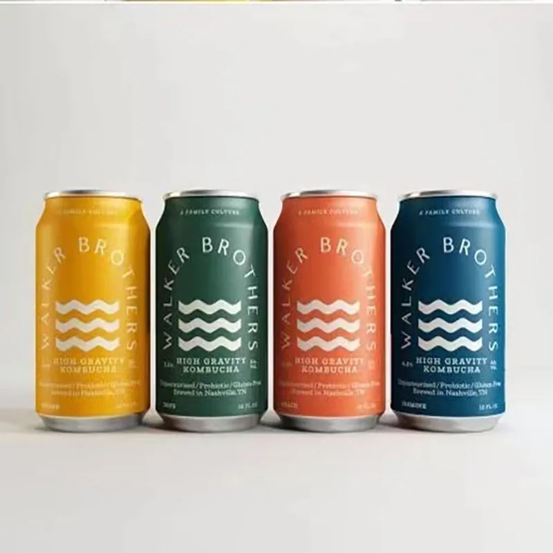 Custom Heat Sensitive Beer Cans Bottle Shrink Sleeve Label for Aluminum Can 12 OZ,16 OZ 500 ml, 330 ml PVC PETG Shrink Wrap