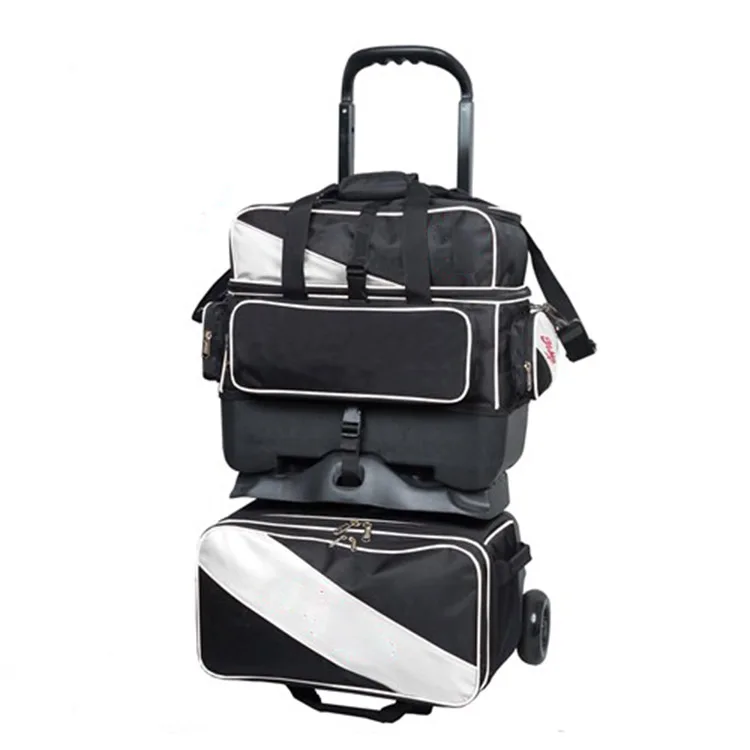 4 Ball Four Balls Pink Red Roller Bowling Bag