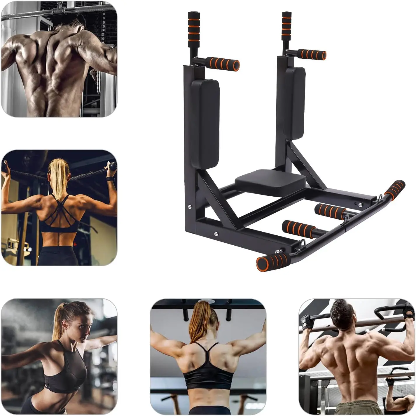 Wall-Mounted Pull-Up Bar Heavy-Duty Ceiling-Mounted Pull-Up Bar Multifunctional Submersible Pull-Up Bar