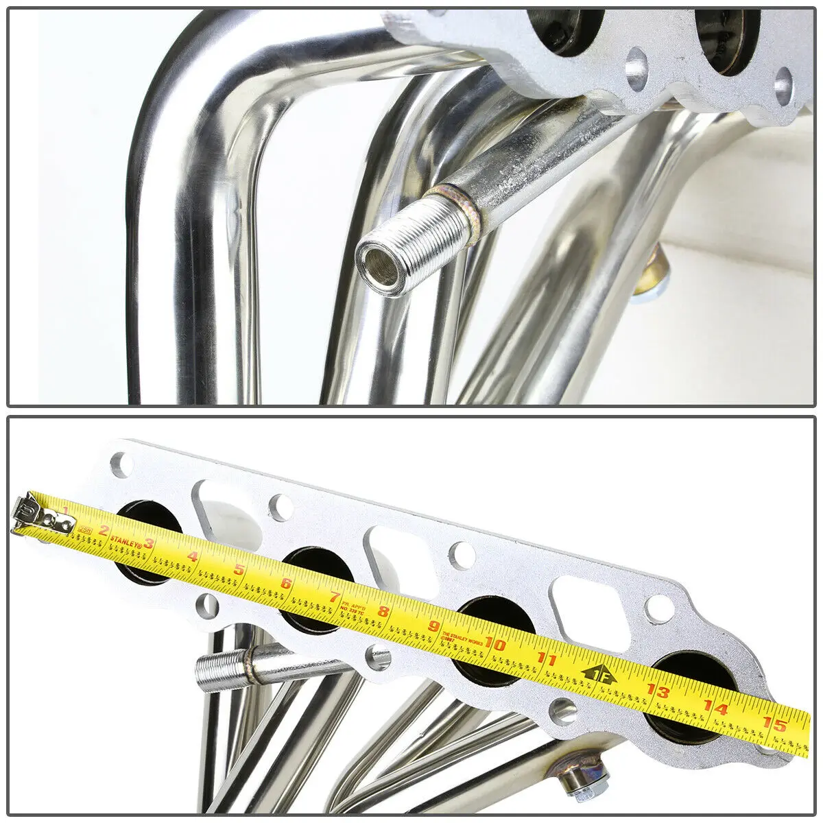 Exhaust Pipe Stainless Steel For Metallic Stainless Steel Exhaust Header For 00-04 Ford Focus ZX3/ZX5 2.0L