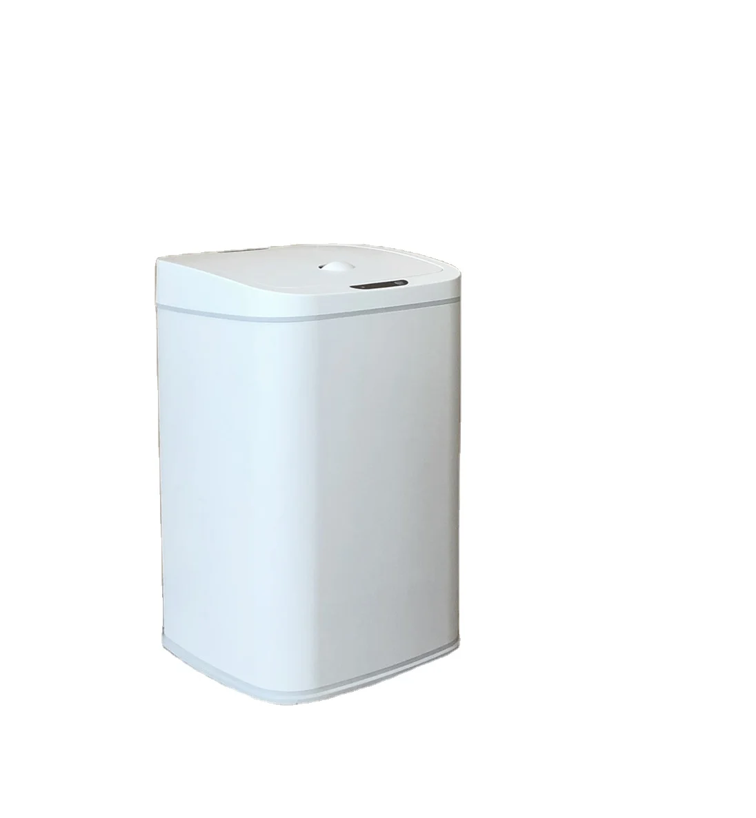 Clean and sanitary smart sensor trash bin in the bar High tech electronic trash can