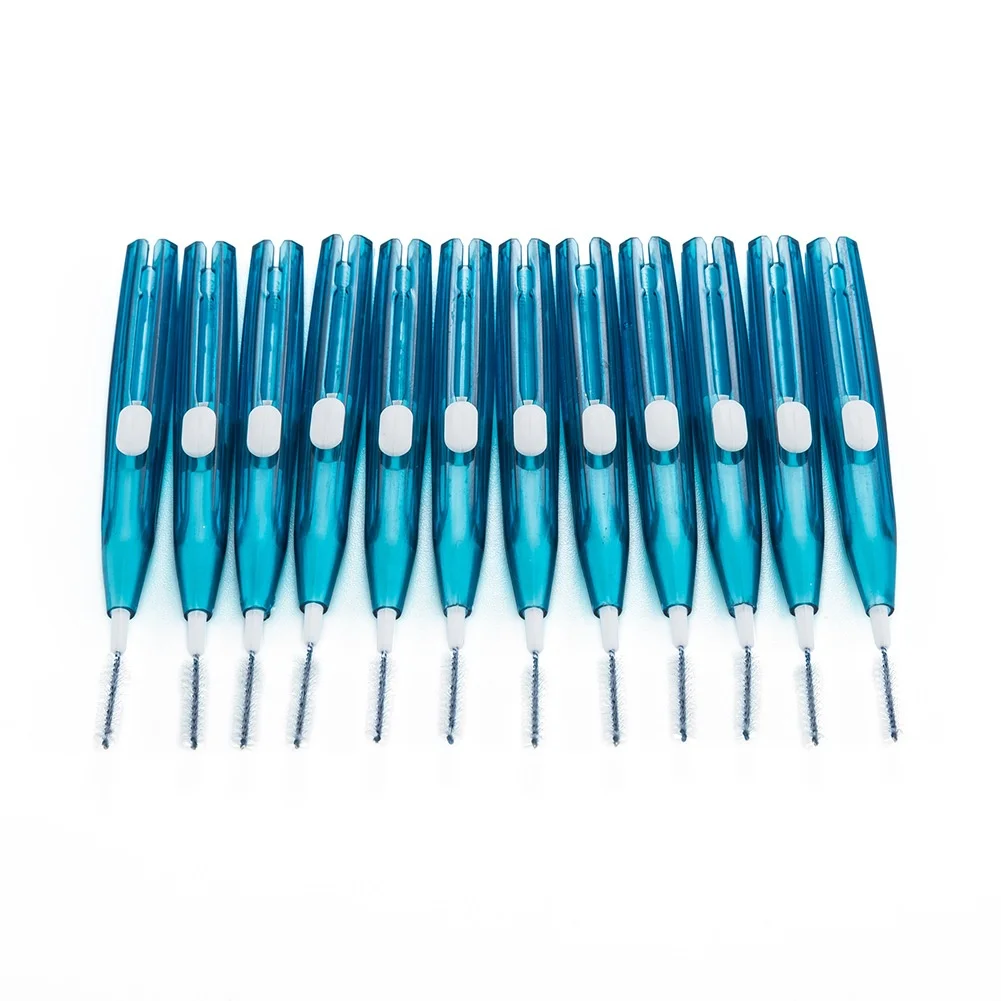 10pcs personalized Adjustable interdental brush oral cleaning replaceable interdental brush Orthodontics dental brush