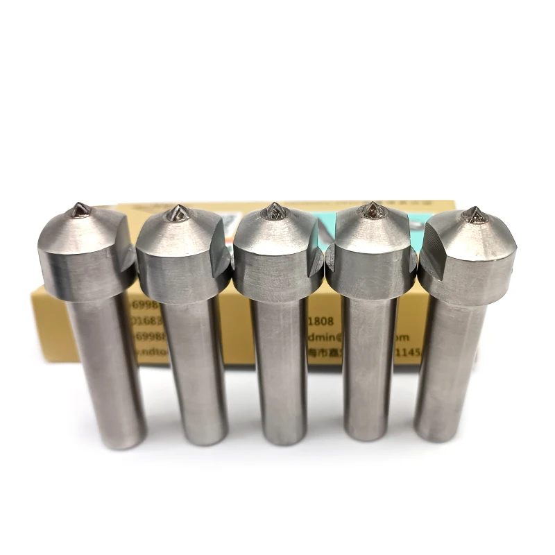 500-762mm big grinding wheels use 0.75carat natural single point diamond dresser for bearing manufacturing