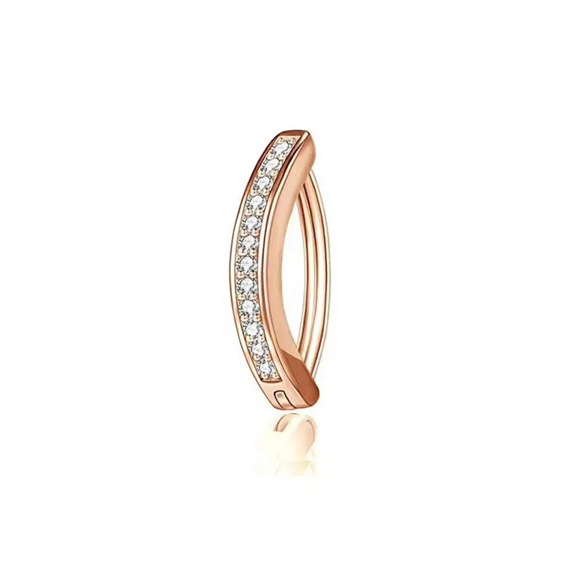 Sliver Plate Navel Piercing Simple Belly Ring Gold Color Belly Button Piercing Jewelry Women Body Piercing Navel Care Ring