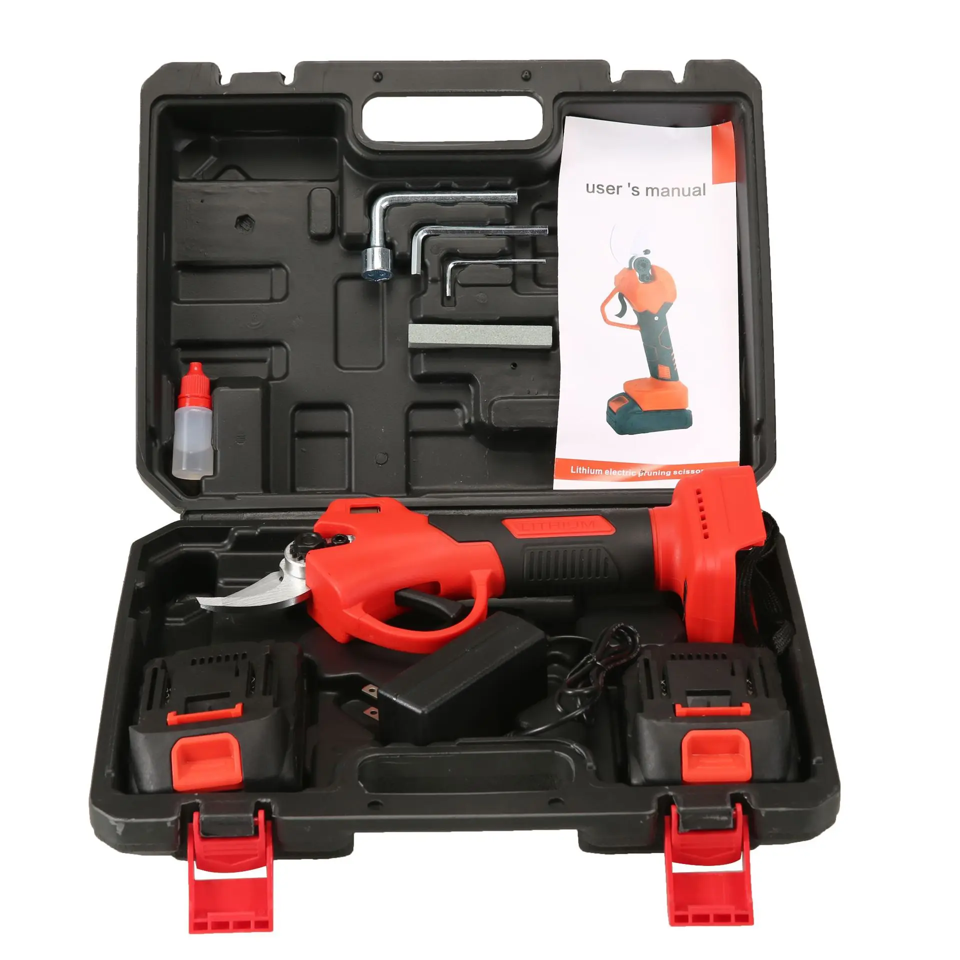 Rechargeable electric shears garden fruit tree electric shears multifunctional handheld lithium electric pruning shears