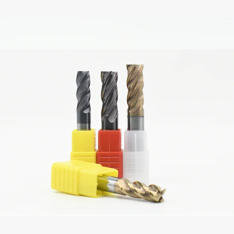 customizable 1/2 1/4 3/4 1/8 inch endmills micro grain carbide end mill 1/4inch