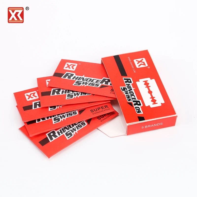 Китайский большой поставщик безопасный двойной край острое лезвие для бритья подходит всех брендов бритвы