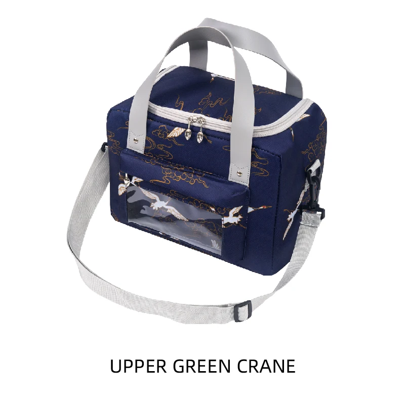 BSCI Factory Direct-sale Polyester 300D Large Capacity Lunch Cooler Bag Insulated Picnic Food Bag Thermal Insulated Cooler Box