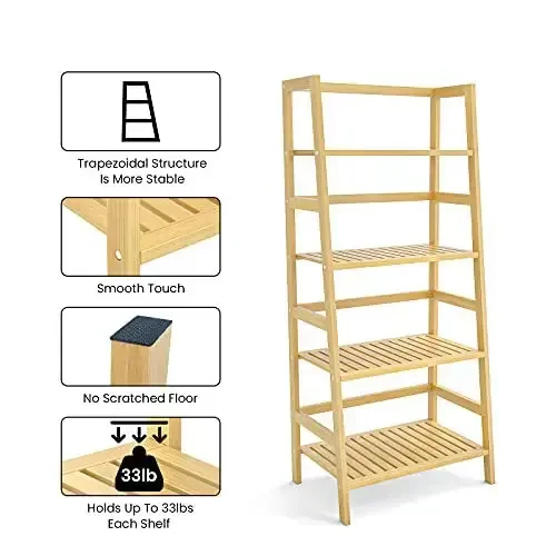 New Arrival Multifunction Storage Holders & Racks Home Decor Standing Type Four Layers Plant Stand Bookshelf