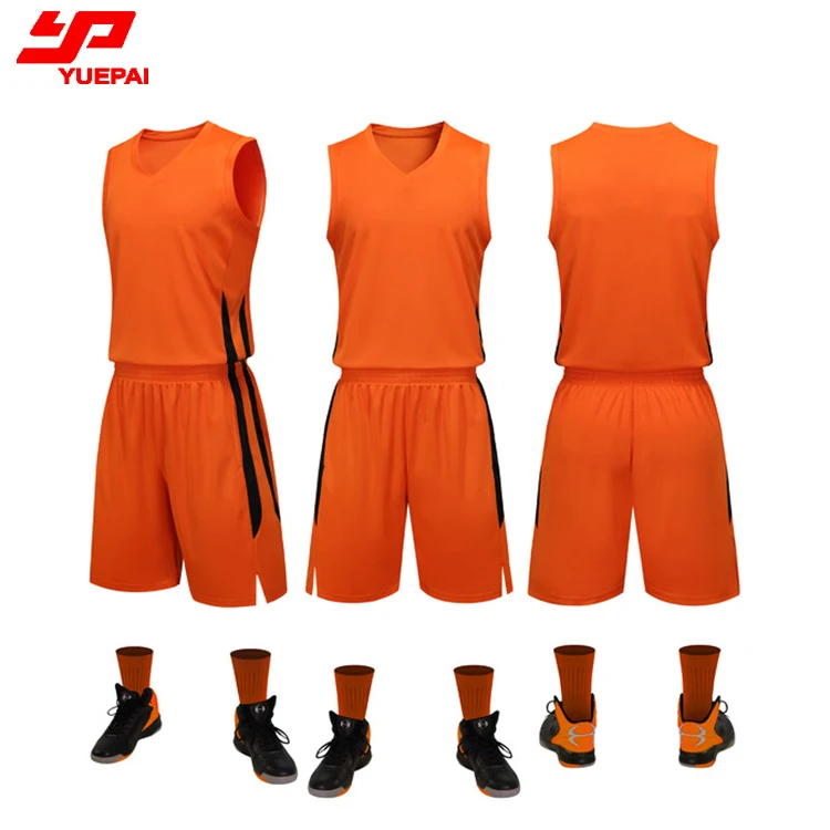 Wholesale Blank School Team Basketball Clothes Customization Men Basketball Uniform