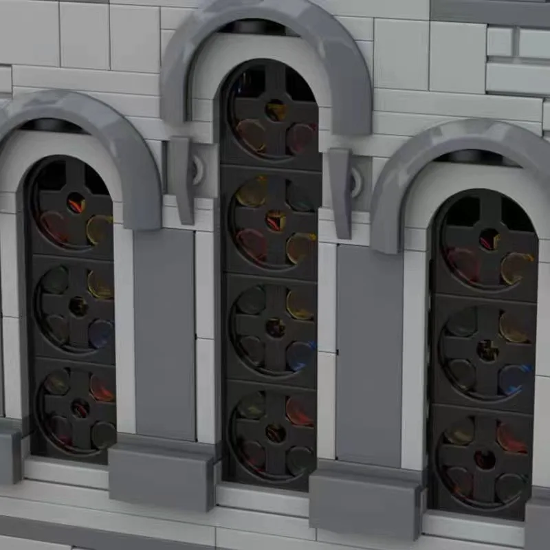Bebrick MOC Building Series 33985 Medieval Church bricks model Modular Design building block for children Creative