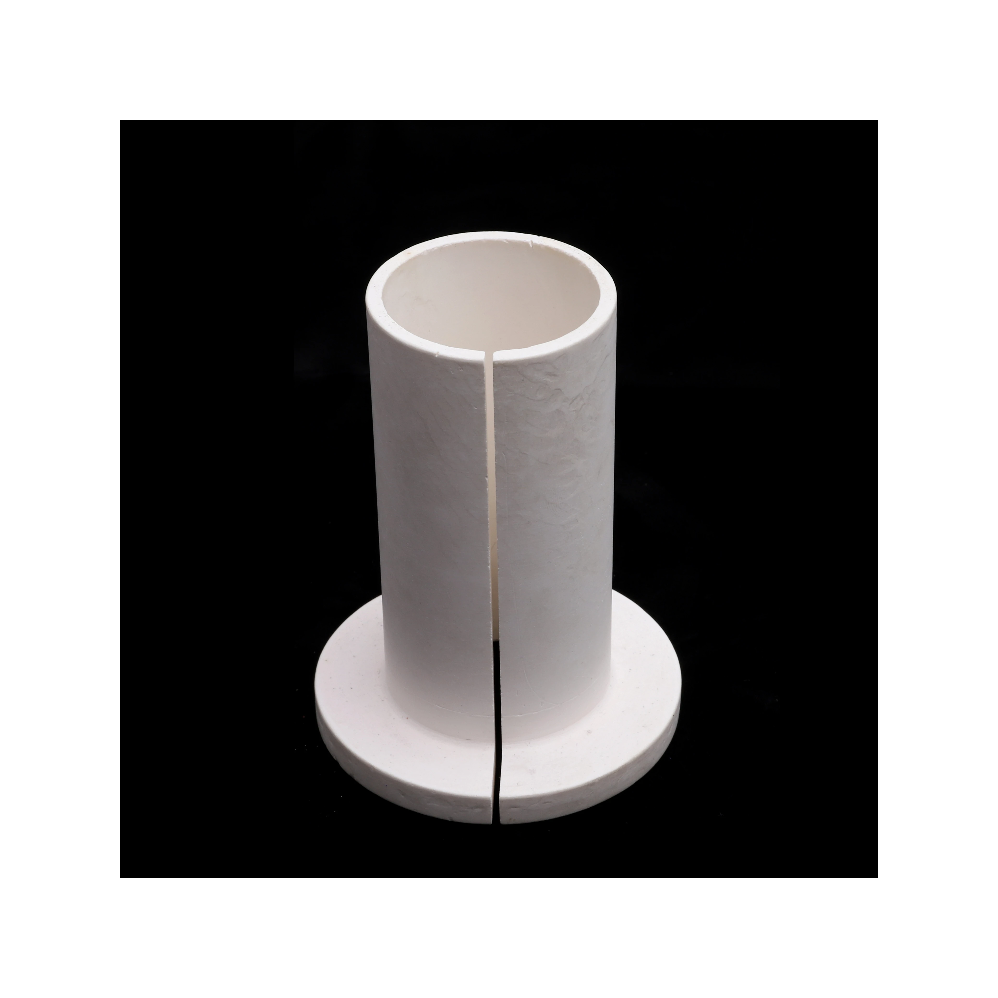 Refractory cordierite mullite ceramic tube for heating
