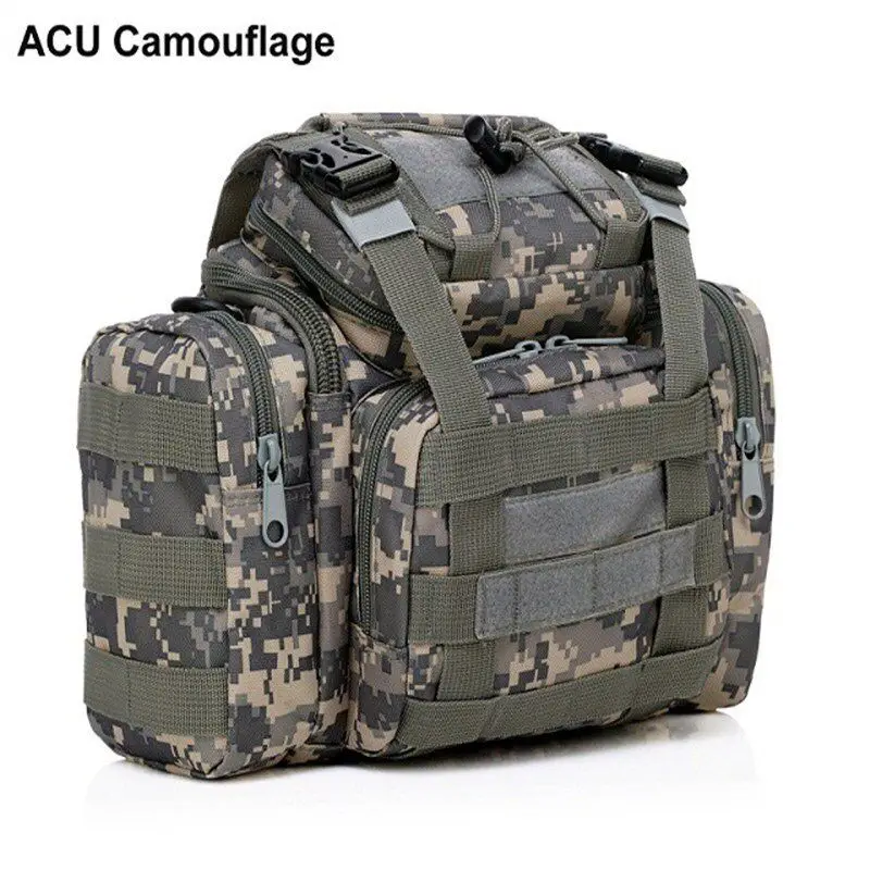 
Unisex Military Outdoor Fishing Shoulder Camera Bag Tactical Waist Pack 