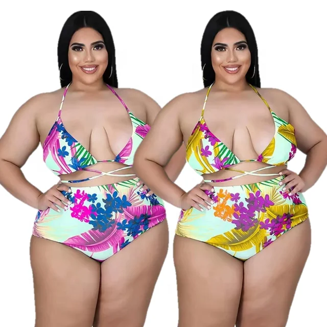 2022New Arrivals Wholesale Plus Size Bikinis Woman Micro Swimwear 3 Piece Sets With Cover Up Skirt Sexy Designer Ladies Swimsuit