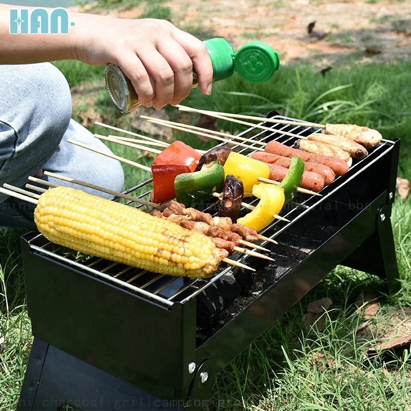 Portable Folding Stainless Steel Bonfire Stove Fire Pit Camping Outdoor For Bbq