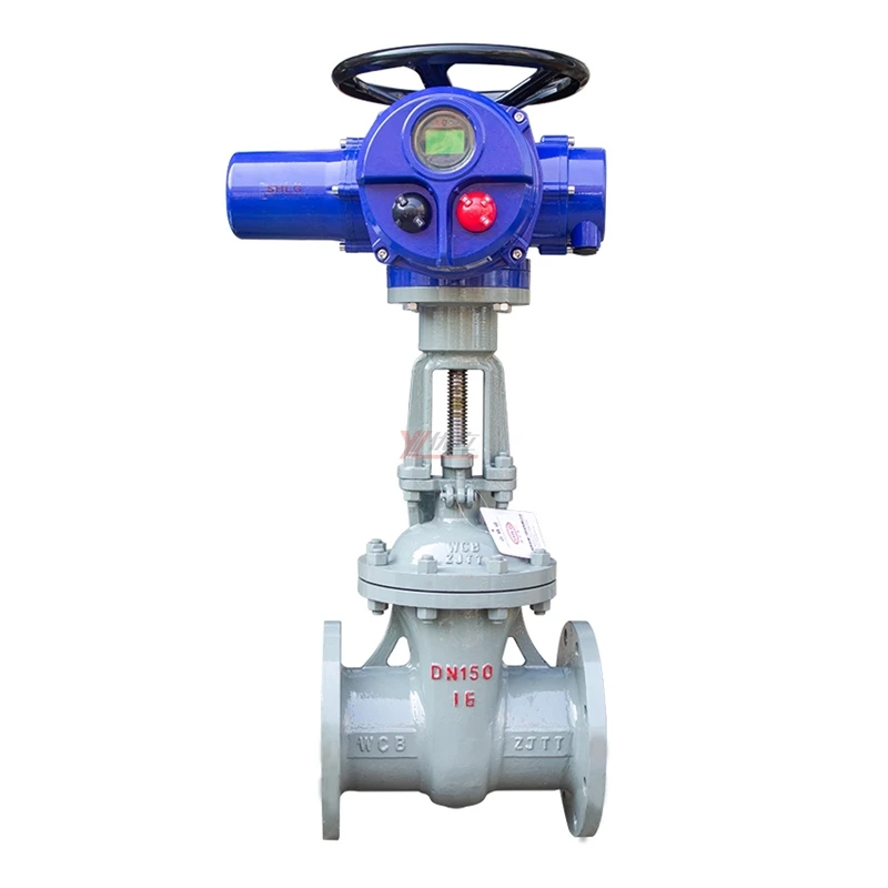 Durable  ANSI 150LB 304 316 stainless steel JIS 10K 1.6mpa WCB explosion-proof motorized AC380V electric Flanged Gate Valve
