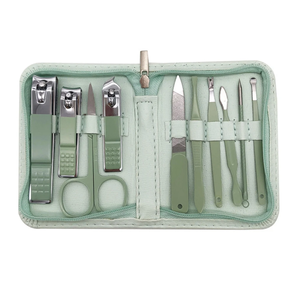 Manicure Set Portable Stainless Steel Nail Cutter Trimming Tool Beauty Pedicure Kit Finger Care Gift Nail Clipper Scissors Set