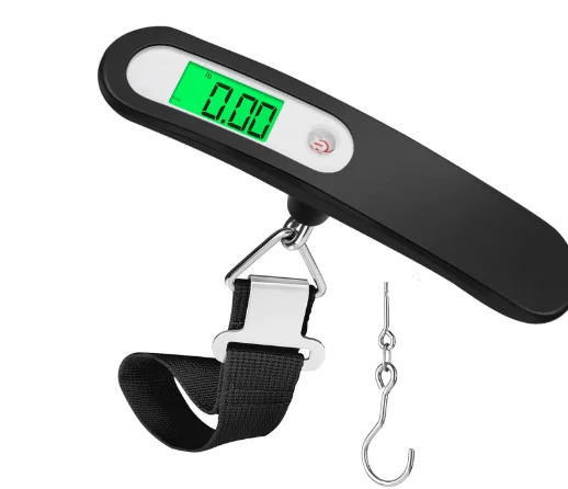 Q&H SCALE Factory Household Portable luggage scale 50kg/10g LCD Electronic Smart Luggage Travel Scales Weigh Digital For Travel