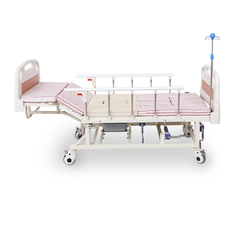 Medical Equipment Multifunction Medical Bed for Home Care Hospital Manual Medical Bed Best Price Foldable Nursing Beds