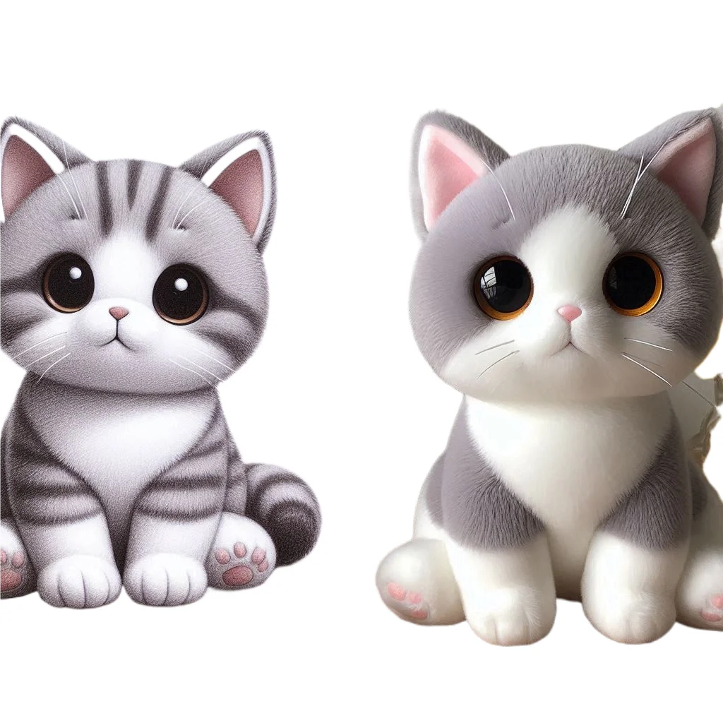 Fashionable Children Gifts Sleeping Customized Soft Stuffed Animal Kawaii Cat Dolls Cat Plush