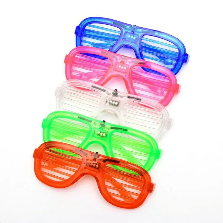 Wholesale Luminous Festival Party Accessories LED Glasses Flash Up Glow In Dark Flashing Glasses For Party