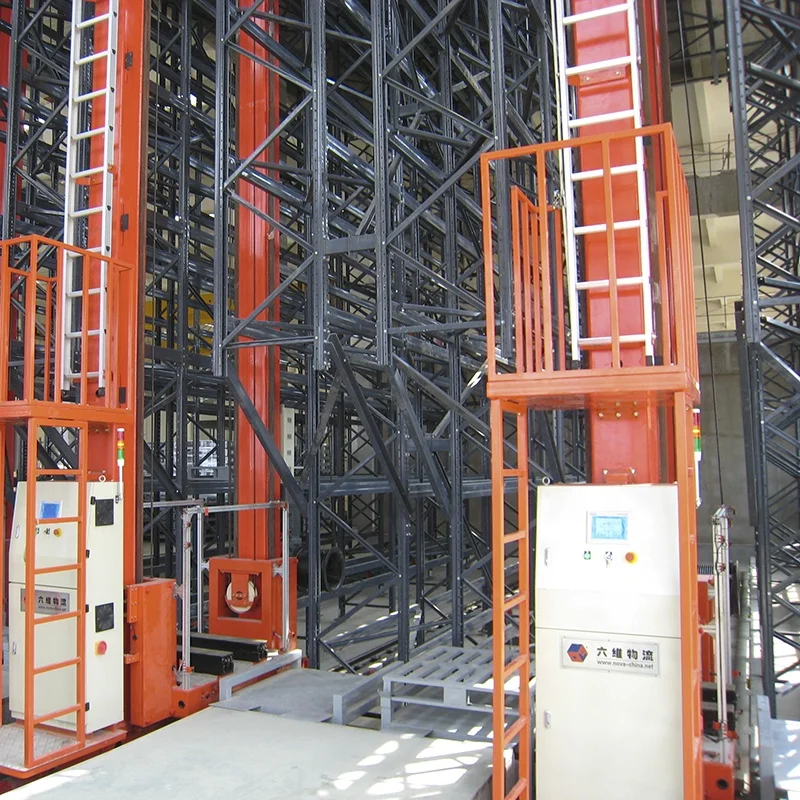 NOVA Fully Automated Warehouse System Robots Supported Building ASRS Rack