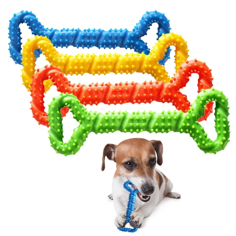 Manufacturer Wholesale New Convex Design Dog Chew Bone Toy Interactive Long Lasting Dog Tug-Of-War Toy For Aggressive Chewers