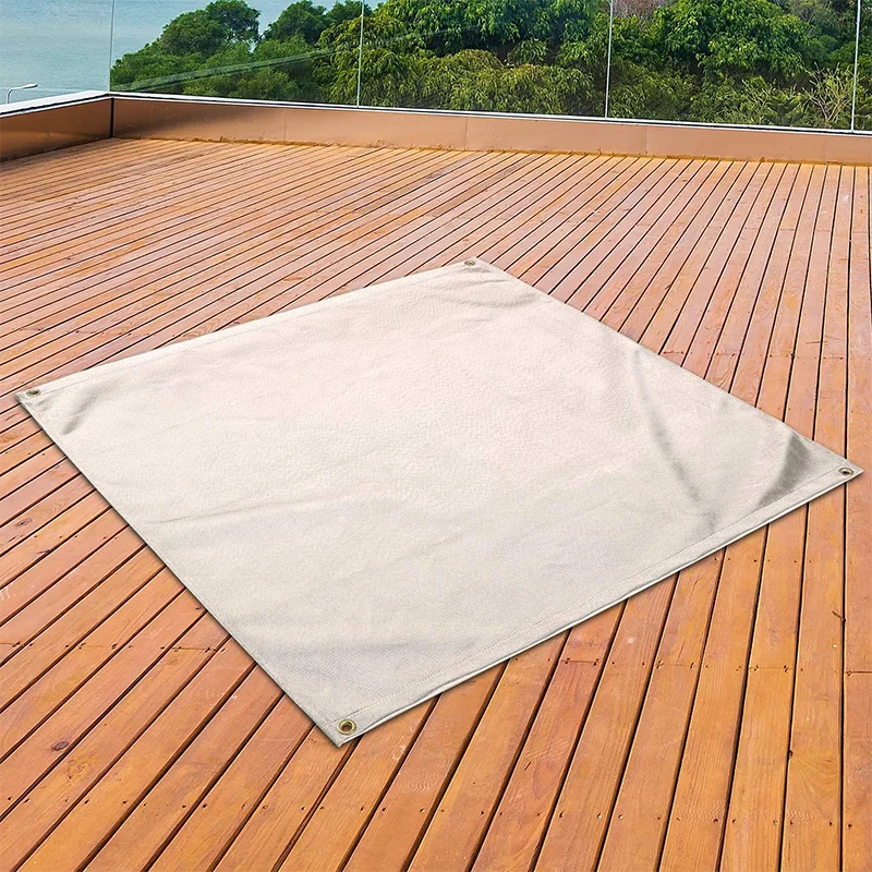 Barbecue Fire Blanket Camping BBQ Pad High Temperature Flame Retardant Fireproof Cloth Fire Pit Mat