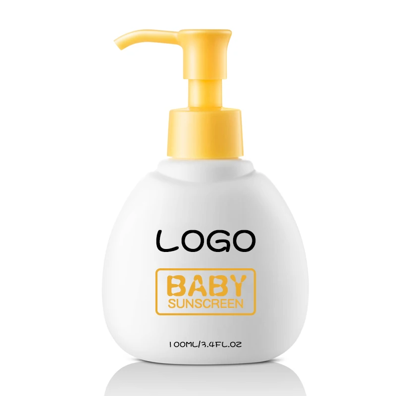 Customized Logo Professional Skincare 100ML SPF 30 Moisturizing & Water Resistant Baby Face Sunscreen Cream