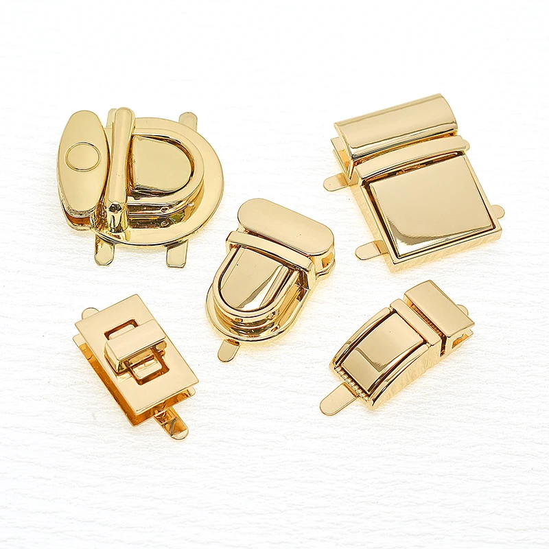 High quality Custom Bag Hardware Metal Handbags Twist Lock Metal Turn Locks For Purse